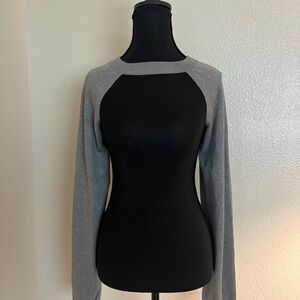Missguided Gray Long Sleeve Top